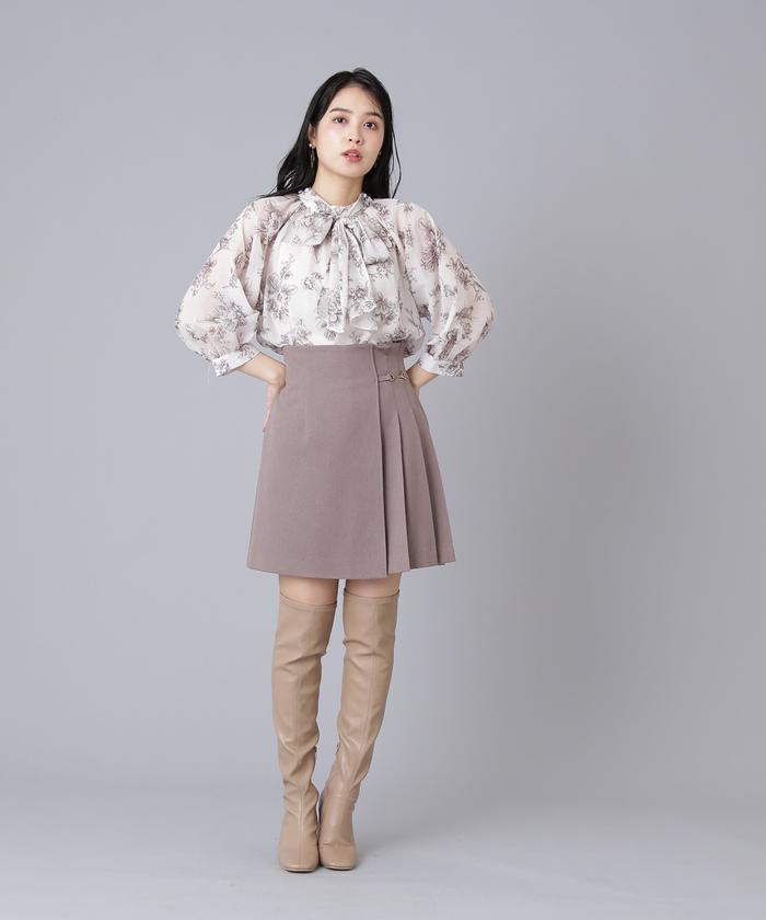 すぐ届く【JILL by JILL STUART】可愛い アシメ ラップ パンツ JILL by STUART パンツ アシメラップパンツ レディース