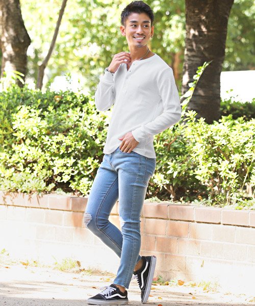 セール15 Off ワッフルヘンリーネック長袖tシャツ ロンt メンズ ヘンリーネック 長袖 Tシャツ ラグスタイル Luxstyle D Fashion セール15 Off ワッフルヘンリーネック長袖tシャツ ロンt メンズ ヘンリーネック 長袖 Tシャツ ラグスタイル Luxstyle D Fashion