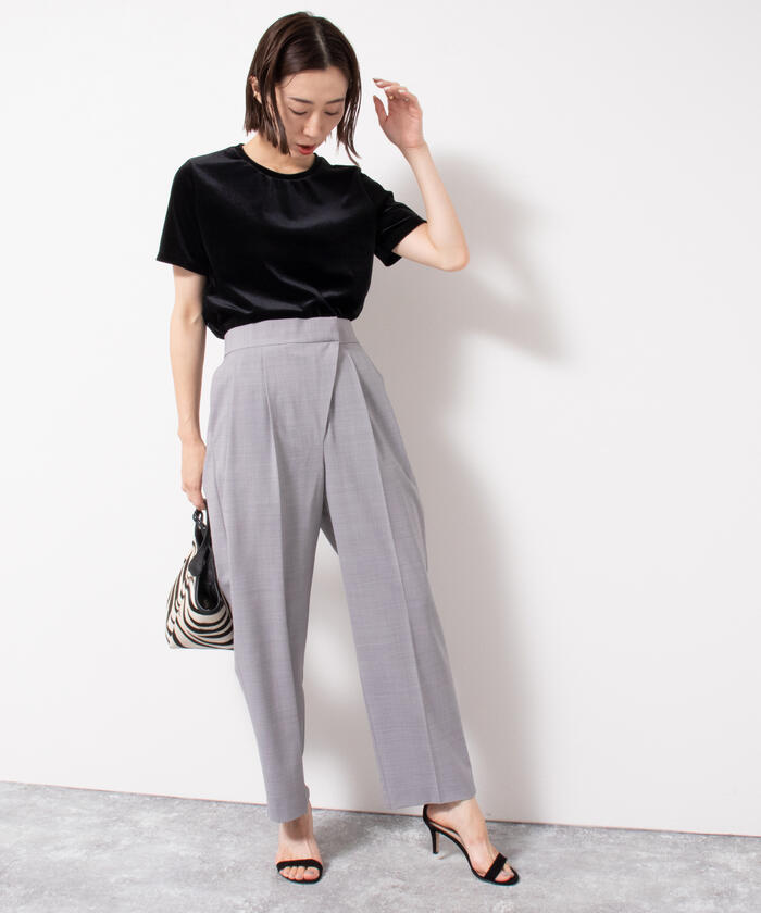 セール 40%OFF】＜飯豊まりえさん着用＞ベロアTシャツ(504778576