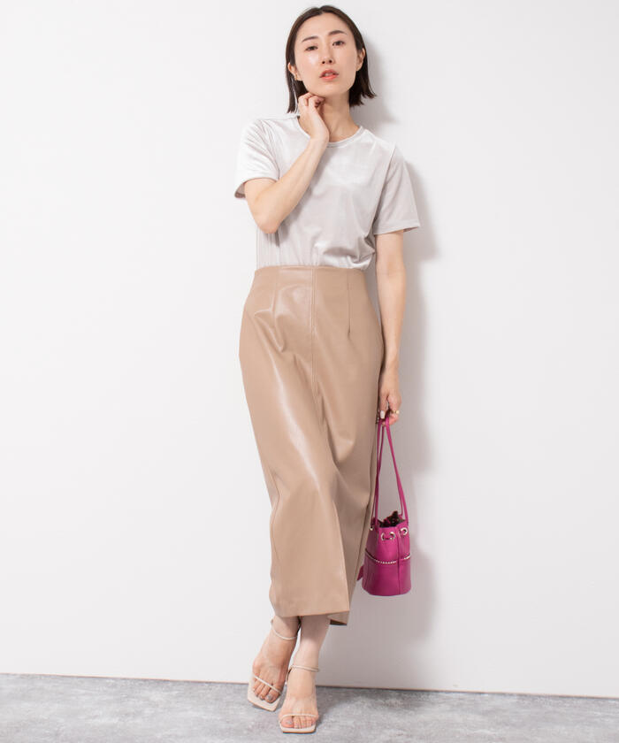【新品】飯豊まりえさん着用 ノーリーズ ワイドテーパードパンツ ベージュ 日本製 NOLLEY'S sophi ベージュ ワイドパンツ 飯豊まりえさん着用