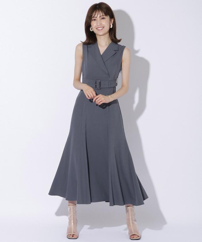 カシュクールベルト付きワンピース(504840662) | AND COUTURE カシュクールベルト付きワンピース(504840662) | AND COUTURE