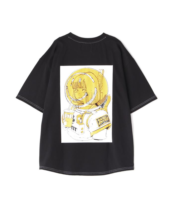 over print/オーバープリント/BACK SMILY 1/2S TEE/グラフィックT