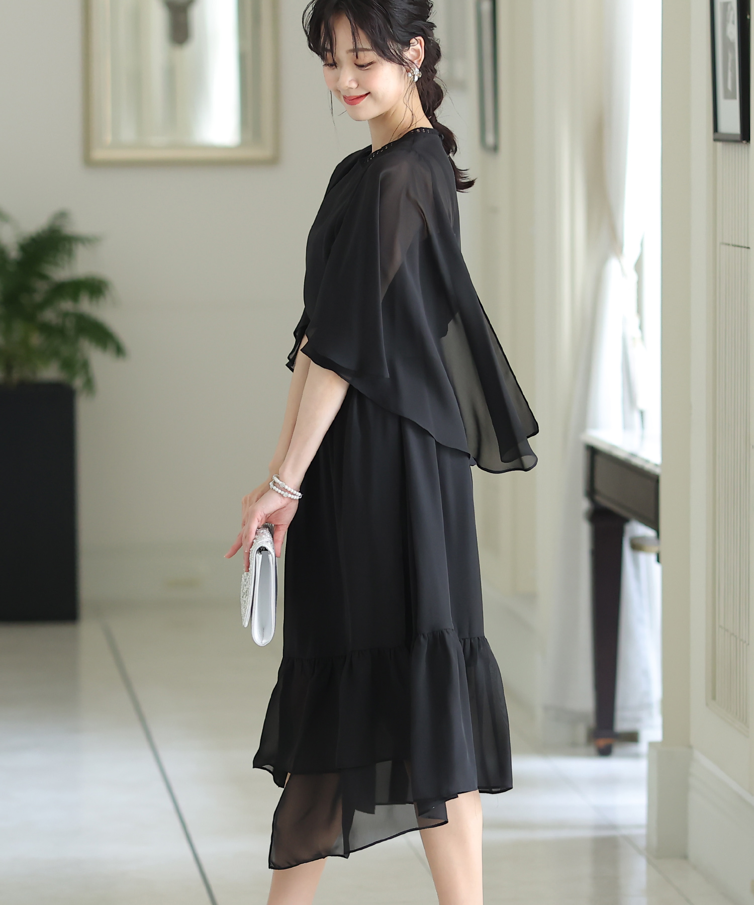 セール59%OFF】プールヴー PourVous アシンメトリーパーティー