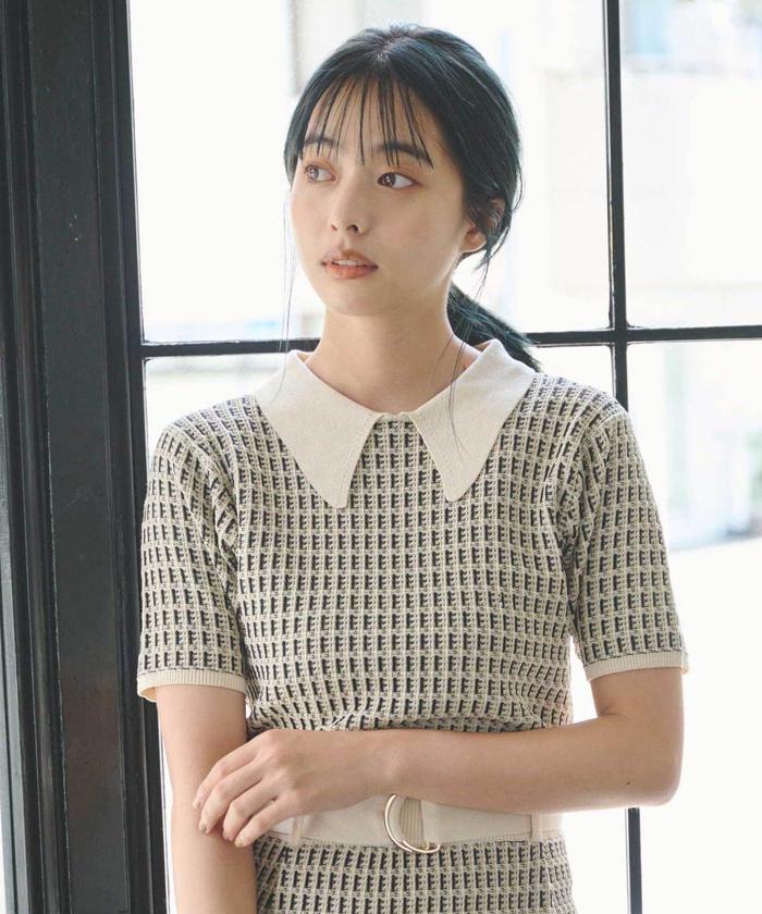 セール 50%OFF】ジャガードニットミニセットアップ(504842955 セール 50%OFF】ジャガードニットミニセットアップ(504842955