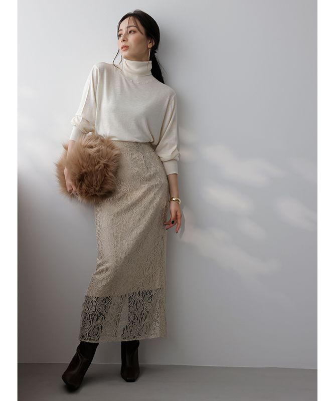 カシミヤ混タートルニット(504844090) | アニュアンス(anuans) - d fashion カシミヤ混タートルニット(504844090) | アニュアンス(anuans) - d fashion