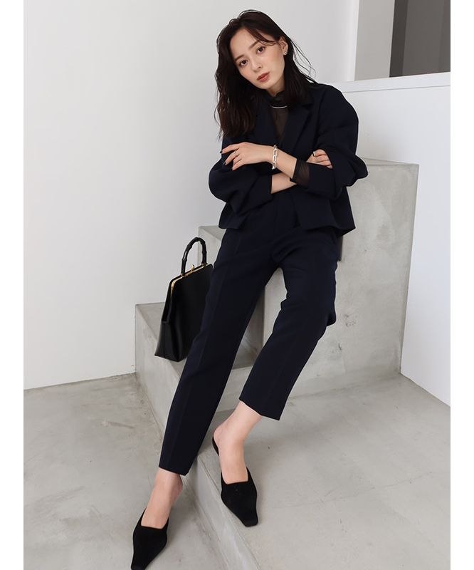 セール 30%OFF】ベルトデザインテーパードパンツ(504844098 セール 30%OFF】ベルトデザインテーパードパンツ(504844098