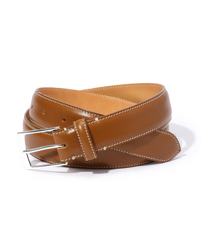 Andrea Greco SHIPS イタリア製 本革ベルト ゴールドバックル 上品なスタイル Greco Andrea SHIPS ゴールドバックル 本革
