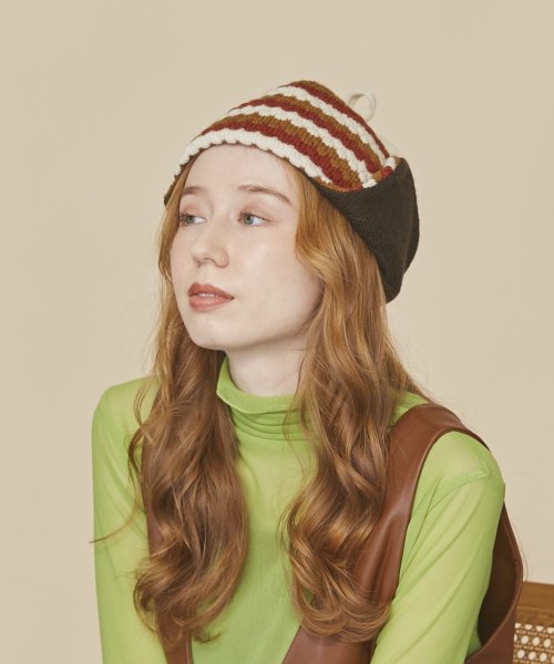 kaorinomori ジルニット(504837129) カオリノモリ(KAORINOMORI) d fashion kaorinomori ジルニット グリーン