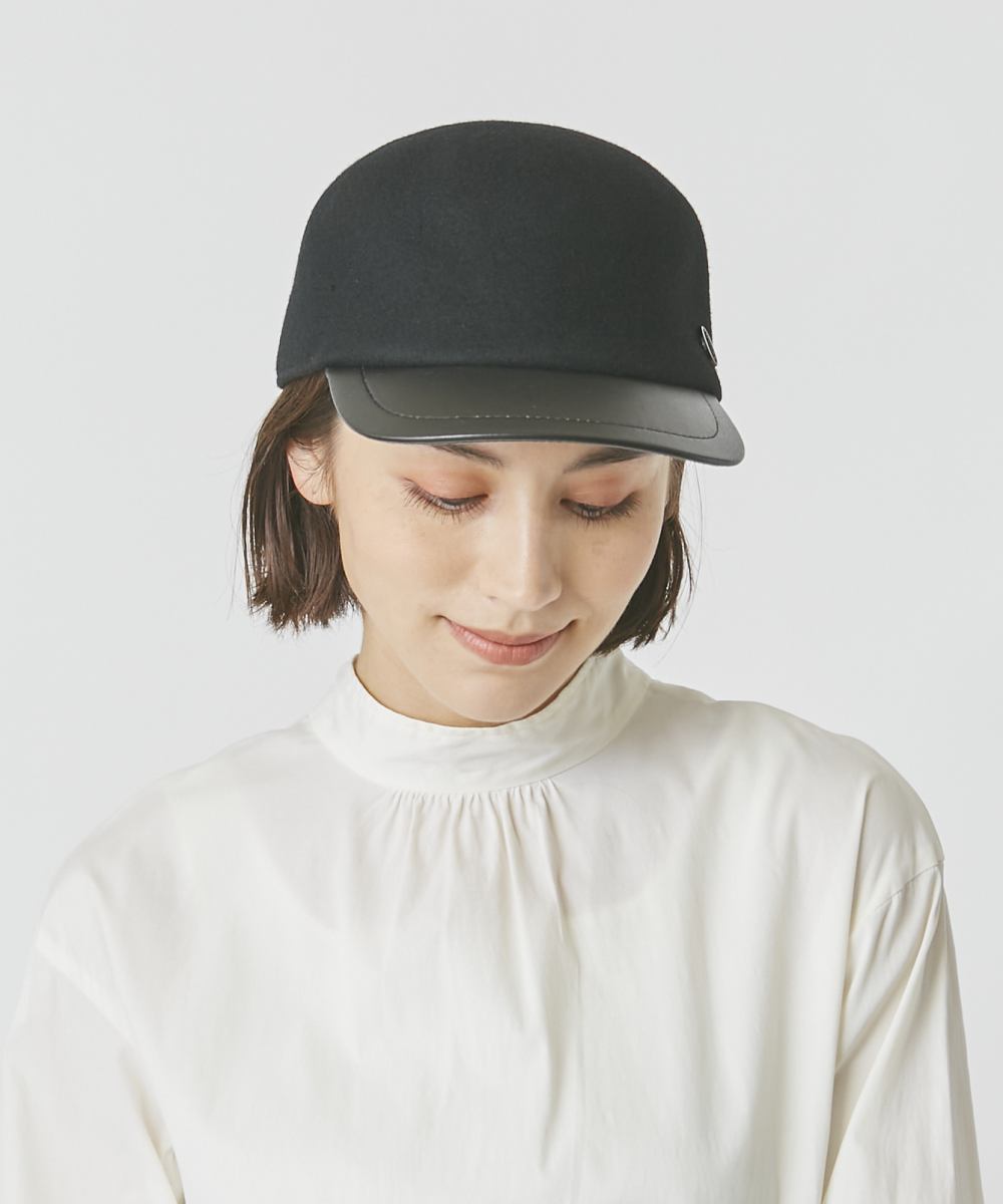 シャポー ド オー Chapeau d'O Chapeau d' O Combi Felt Cap シャポー ド オー Chapeau d'O Chapeau d' O Combi Felt Cap