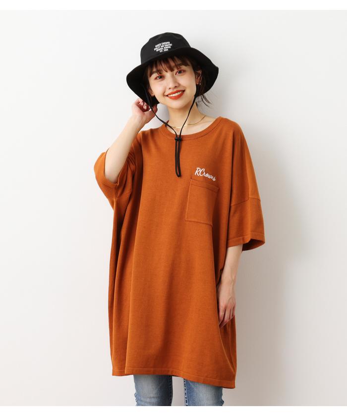 セール】LOGOドッキングニットワンピース(504845571) | ロデオ セール】LOGOドッキングニットワンピース(504845571) | ロデオ