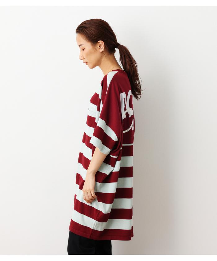 セール】LOGOドッキングニットワンピース(504845571) | ロデオ セール】LOGOドッキングニットワンピース(504845571) | ロデオ