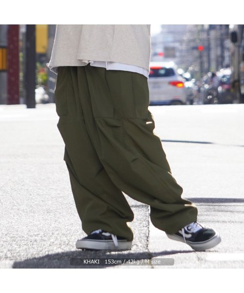 セール15 Off カーゴパンツ メンズ ワイドカーゴパンツ レディース ワイドパンツ スノーパンツ スノーカーゴパンツ 太い パンツ ボトム ボトムス 白 黒 カーキ M L 大 ワンフォークロージング 1111clothing D Fashion