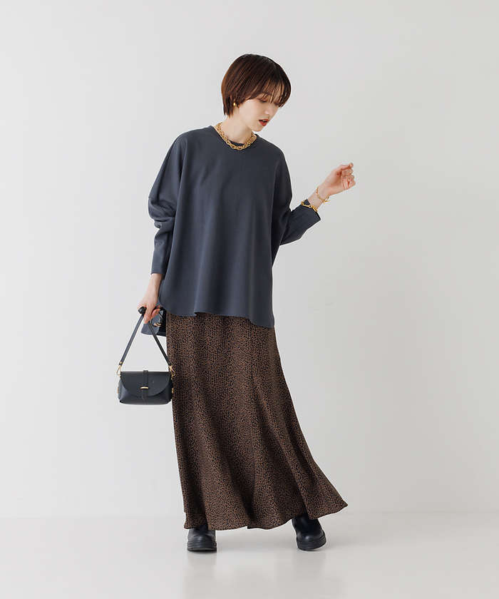 Rouge vif ルージュヴィフ 花柄　フレア ビッグフラワースカート　S 花柄マキシスカート | ルージュ・ヴィフ ラクレ(Rouge vif la