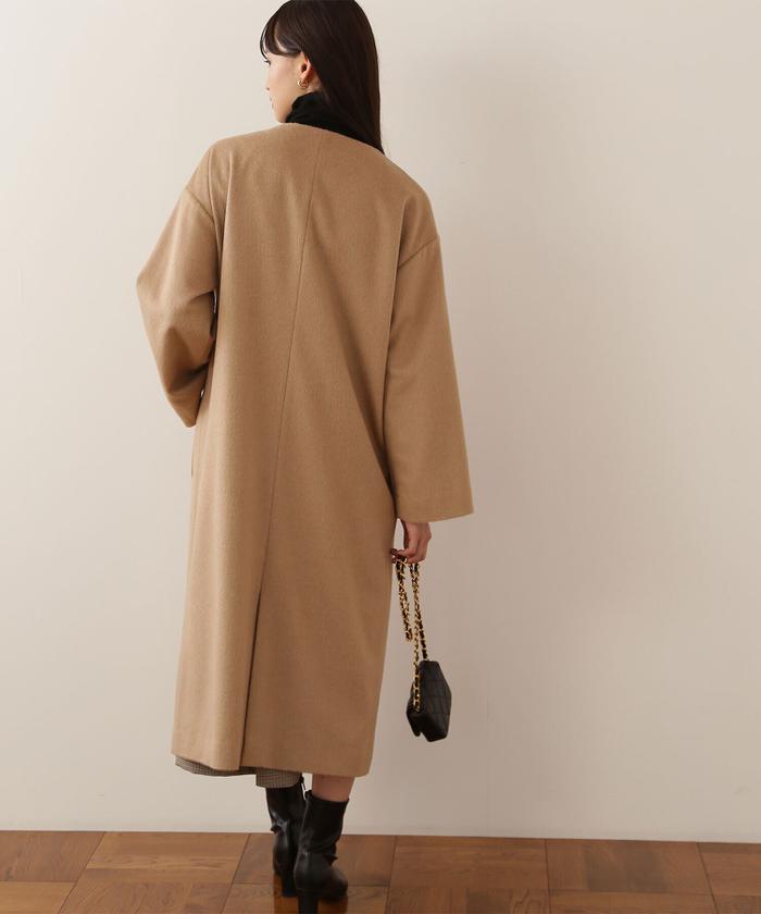 セール 60%OFF】シャギーロングコート(504847128) | ナチュラル