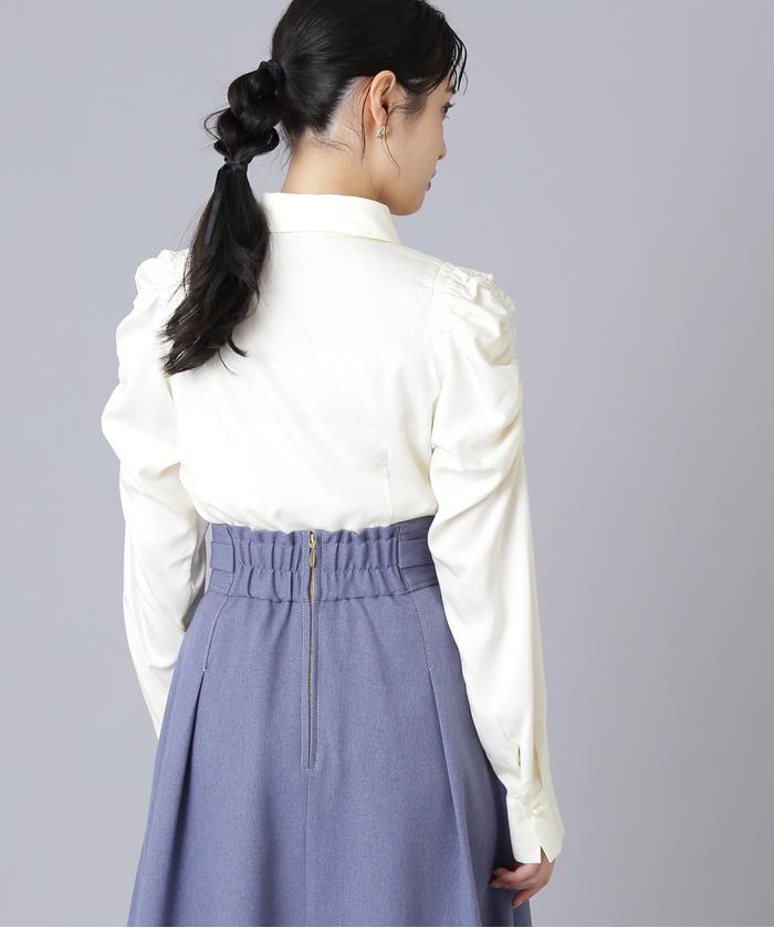 「新商品」に関するプレスリリース セール 50%OFF】パール釦パワショルブラウス(504847137) | ジル トップス