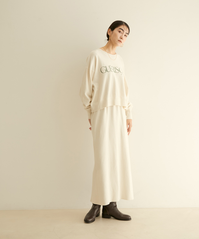 セール 20%OFF】【極上の肌ざわり】ロゴプリントプルオーバー