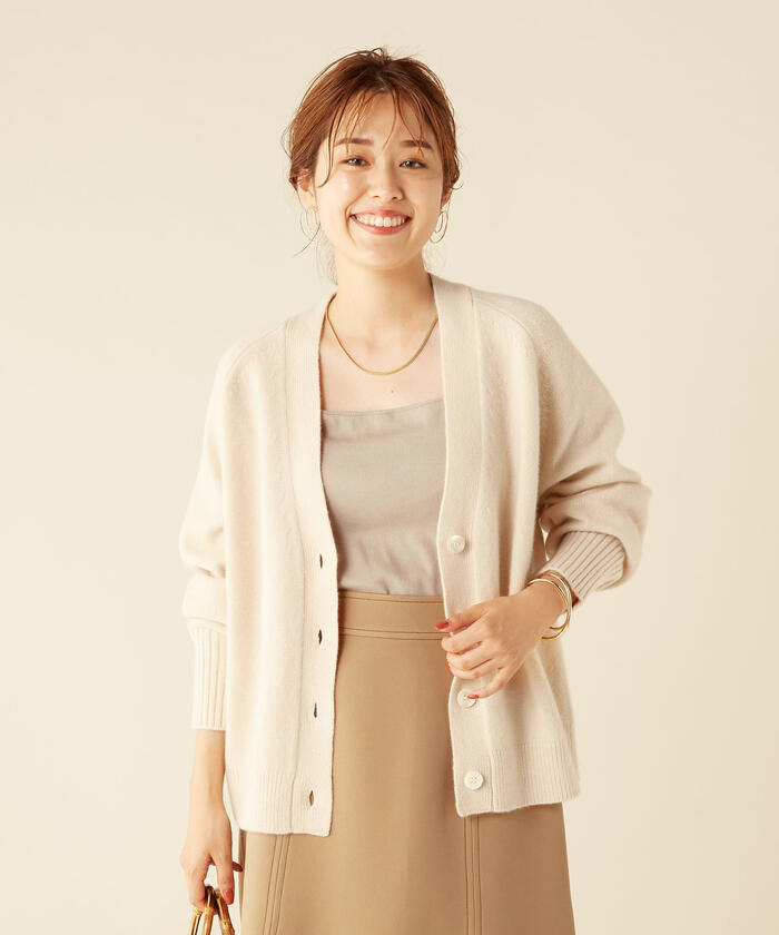 クーポン】【セール 40%OFF】MUSIC カシミヤブレンド天竺Vネック クーポン】【セール 40%OFF】MUSIC カシミヤブレンド天竺Vネック