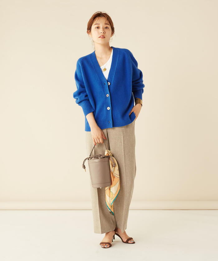 クーポン】【セール 40%OFF】MUSIC カシミヤブレンド天竺Vネック クーポン】【セール 40%OFF】MUSIC カシミヤブレンド天竺Vネック