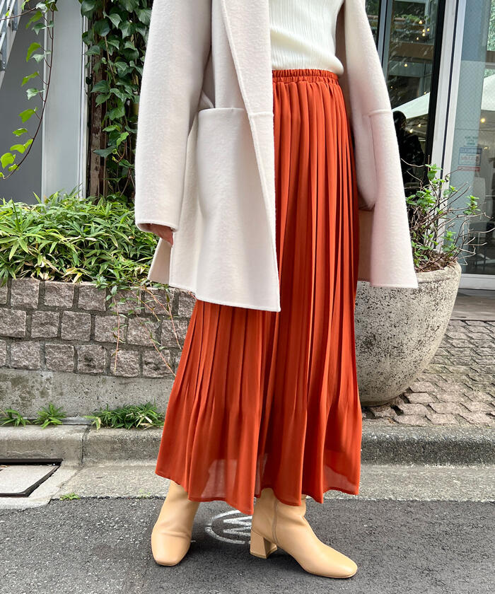 セール 40%OFF】◇【WEB限定】シフォンプリーツスカート セール 40%OFF】◇【WEB限定】シフォンプリーツスカート