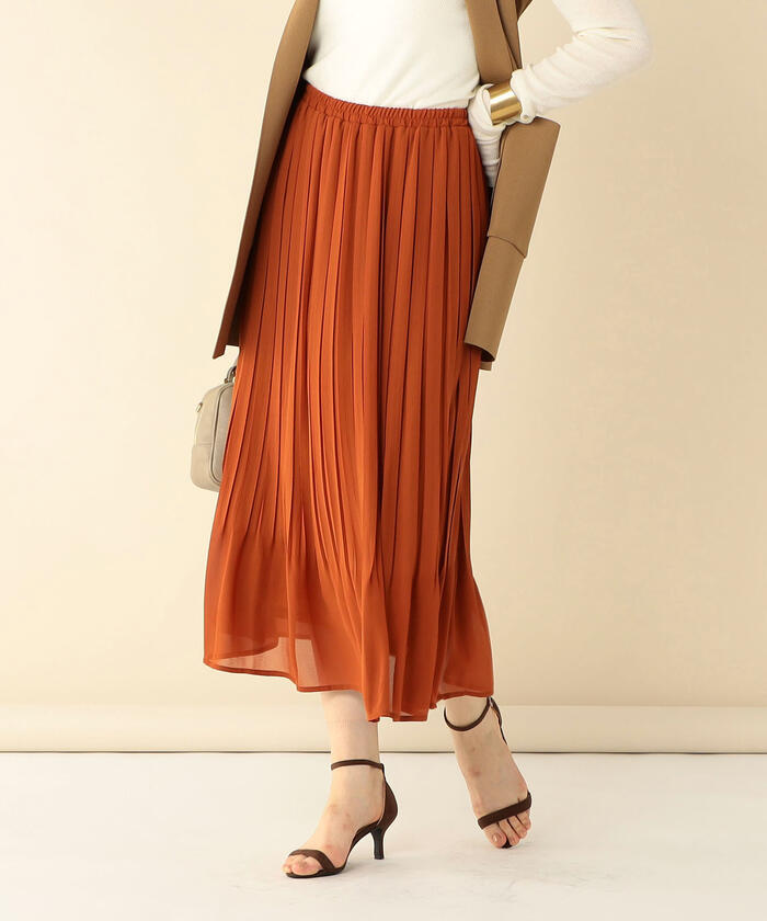 セール 40%OFF】◇【WEB限定】シフォンプリーツスカート セール 40%OFF】◇【WEB限定】シフォンプリーツスカート