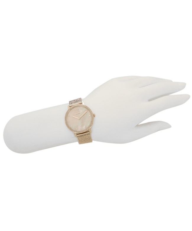 セール】コーチ レディース 時計 オードリー 36mm クォーツ ホワイト