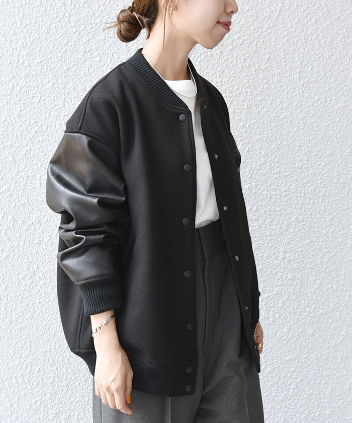 WEB限定】SHIPS any: バーシティ ジャケット 24FW(504852224