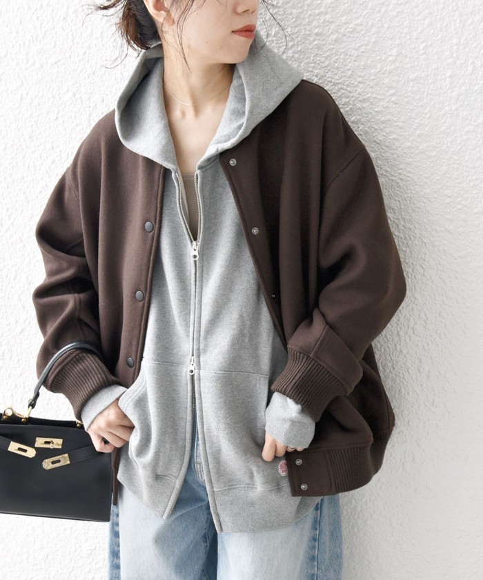 【70％OFF】 WEB限定】SHIPS any: 24FW(504852224 ジャケット バーシティ ジャケット・アウター