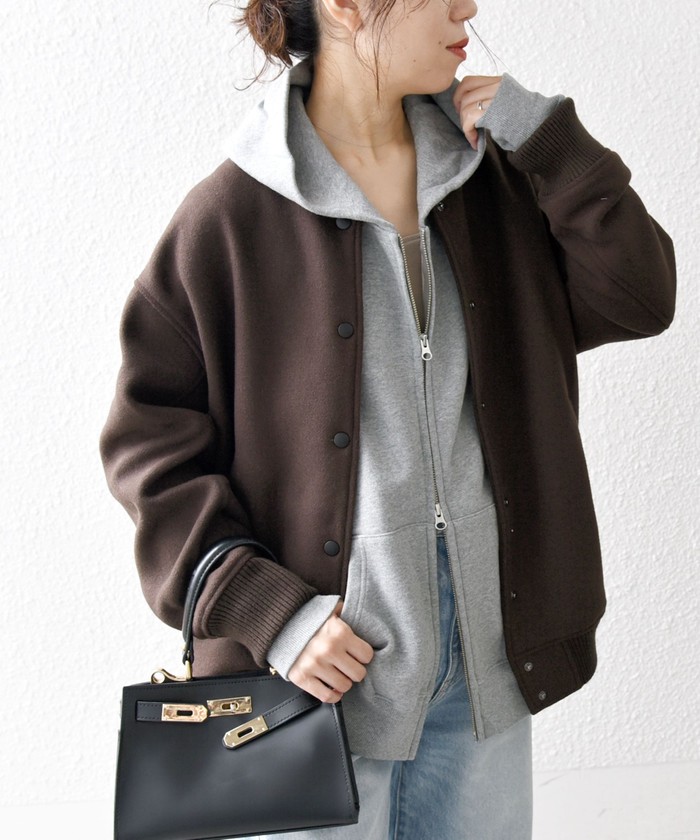 WEB限定】SHIPS any: バーシティ ジャケット 24FW(504852224