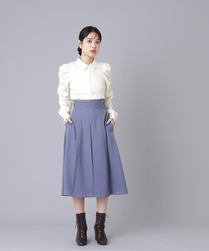 セール 50%OFF】パール釦パワショルブラウス(504847137) | ジル