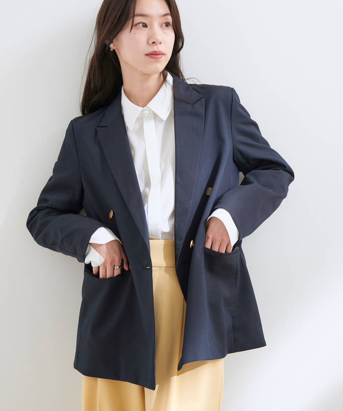 セール 50%OFF】金釦ダブルジャケット(504853516) | ビス(VIS
