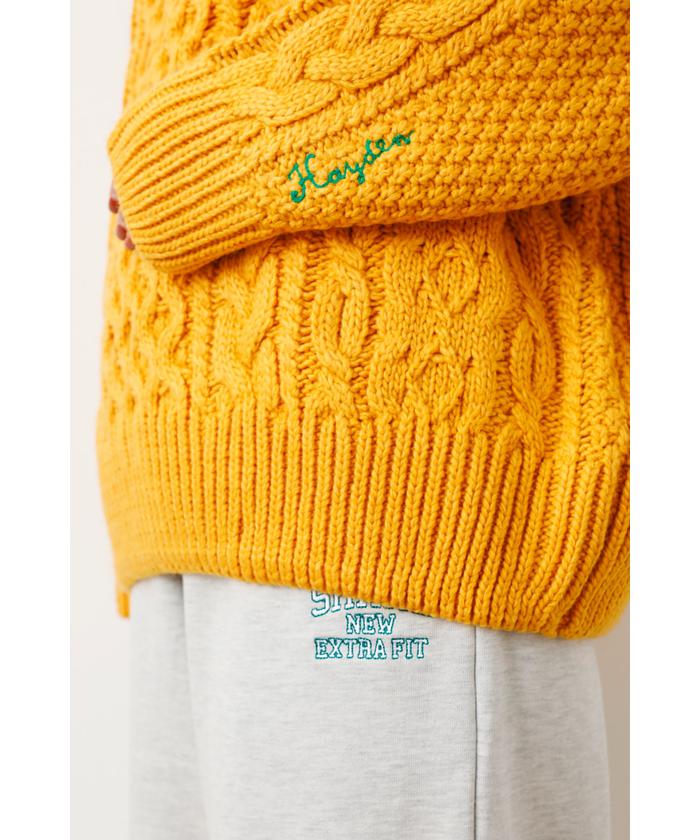 セール 50%OFF】GOOD OLD フィッシャーマンニットトップス