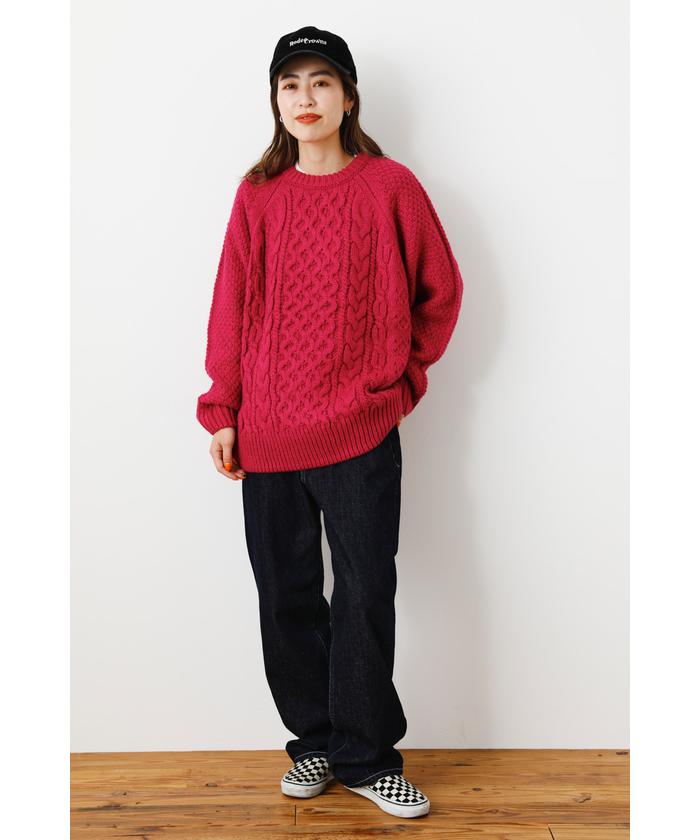 セール 50%OFF】GOOD OLD フィッシャーマンニットトップス