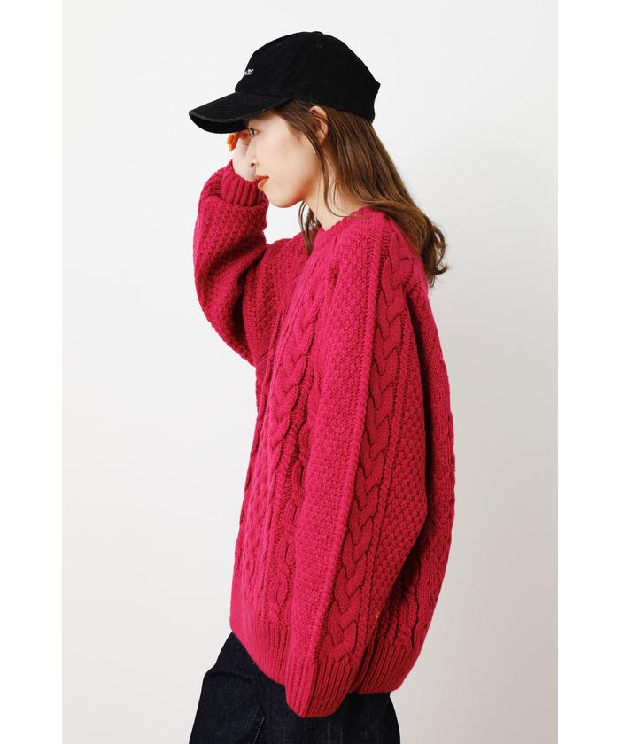 センスのいい お歳暮 セール フィッシャーマンニットトップス OLD 50%OFF】GOOD ジャケット・アウター