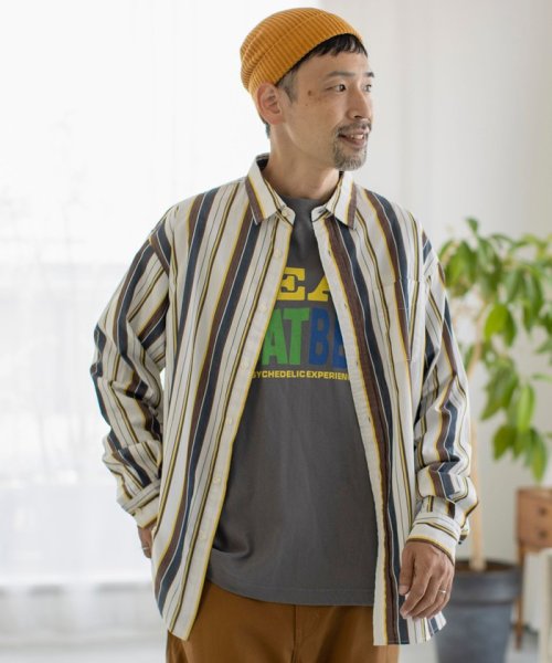 セール 12%OFF】ボールドストライプレギュラーカラーシャツ(504846836) | コーエン(coen) - d fashion セール 12%OFF】ボールドストライプレギュラーカラーシャツ(504846836) | コーエン(coen) - d fashion
