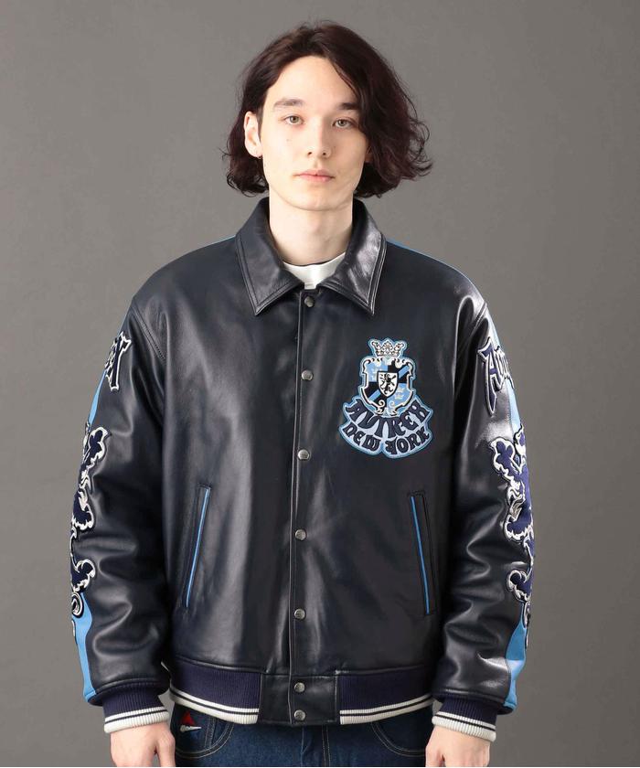 スミマセン値下げ交渉致しませんAVIREX アビレックス  バーシティー レザージャケット VARSITY