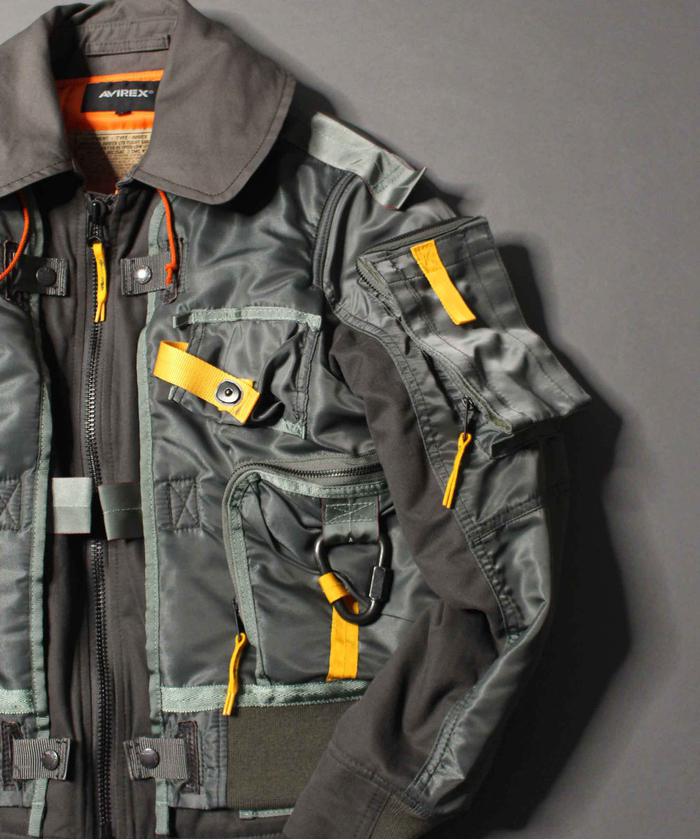 AVIREX 6POCKET TRAVEL JACKET ジャイロジャケット REBUILD COLLECTION》オートジャイロ ジャケット／ AUTO GYRO