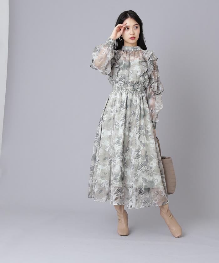 新品同様❤︎ジルスチュアート エンディローブ・ノラツィードノーカラーブルゾン・S JILL STUART（ジルスチュアート）の「◇《Endy ROBE》ノラ