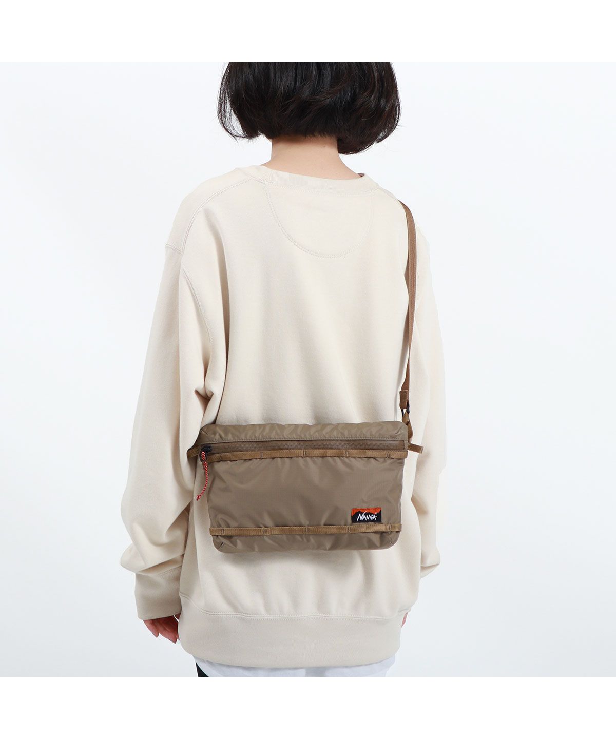 NANGA AURORA-TEX ショルダーバッグ ベージュ ナンガ NANGA ナンガ サコッシュ NANGA ショルダーバッグ A5