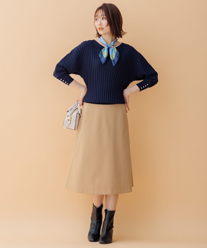 セール 30%OFF】【洗える・5色展開】メイクアップカラー ニット