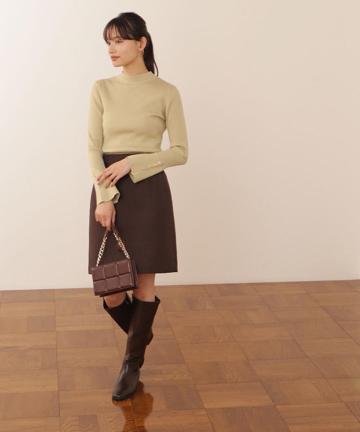 まさひろnbb ナチュラルビューティー　未使用 切替ドビーミニスカート N. Natural Beauty Basic エヌナチュラルビューティーベーシック