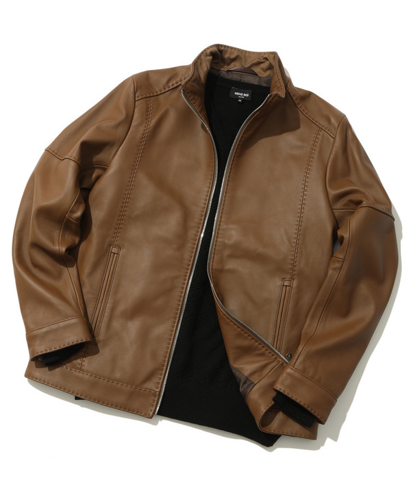 セール 50%OFF】【俳優 渡部篤郎さん着用】ラムレザークローム セール 50%OFF】【俳優 渡部篤郎さん着用】ラムレザークローム