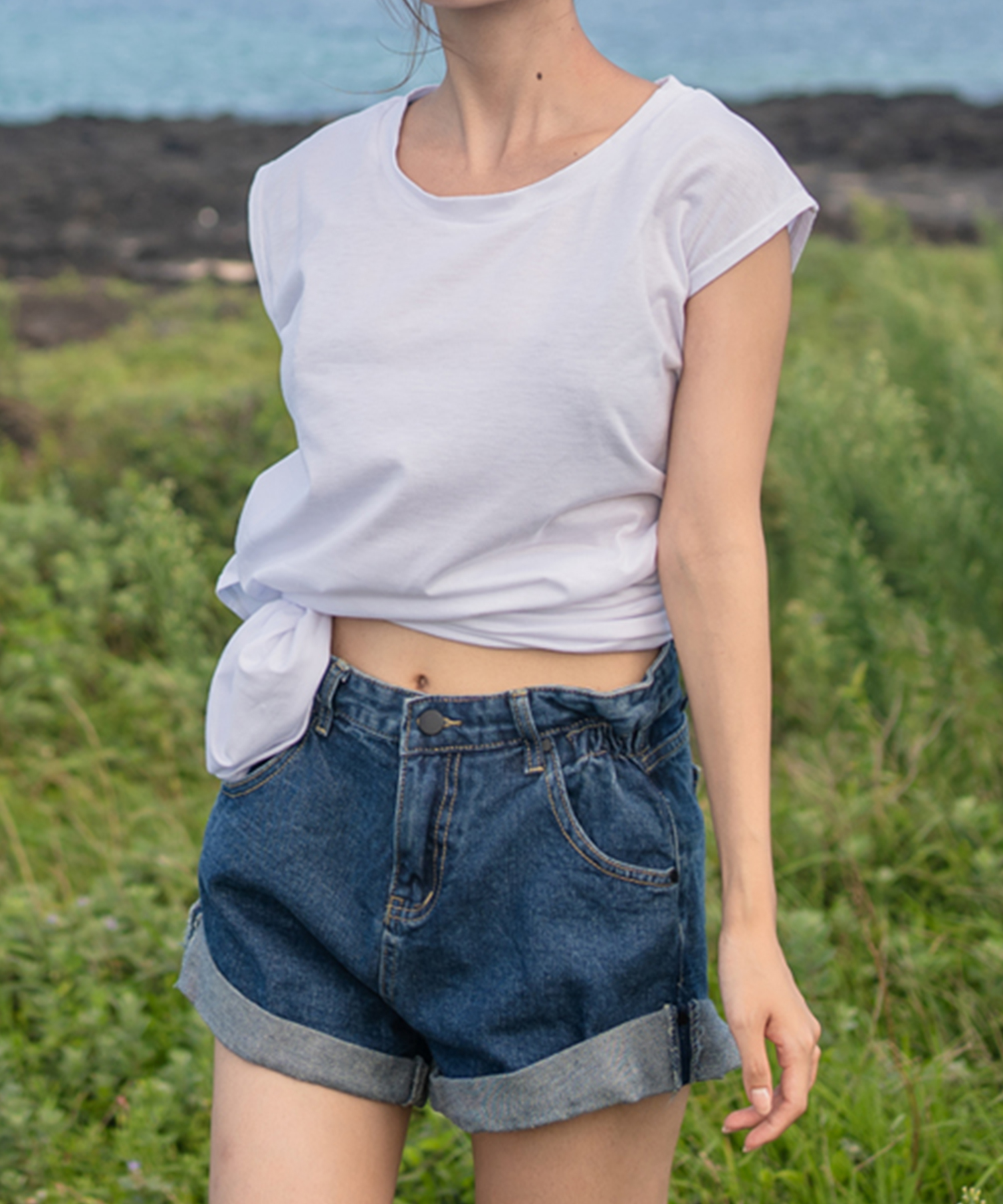 レースＴシャツ、ビキニ、ショートパンツ4点セット 楽天市場】レディース水着 4点セット Tシャツ ショートパンツ