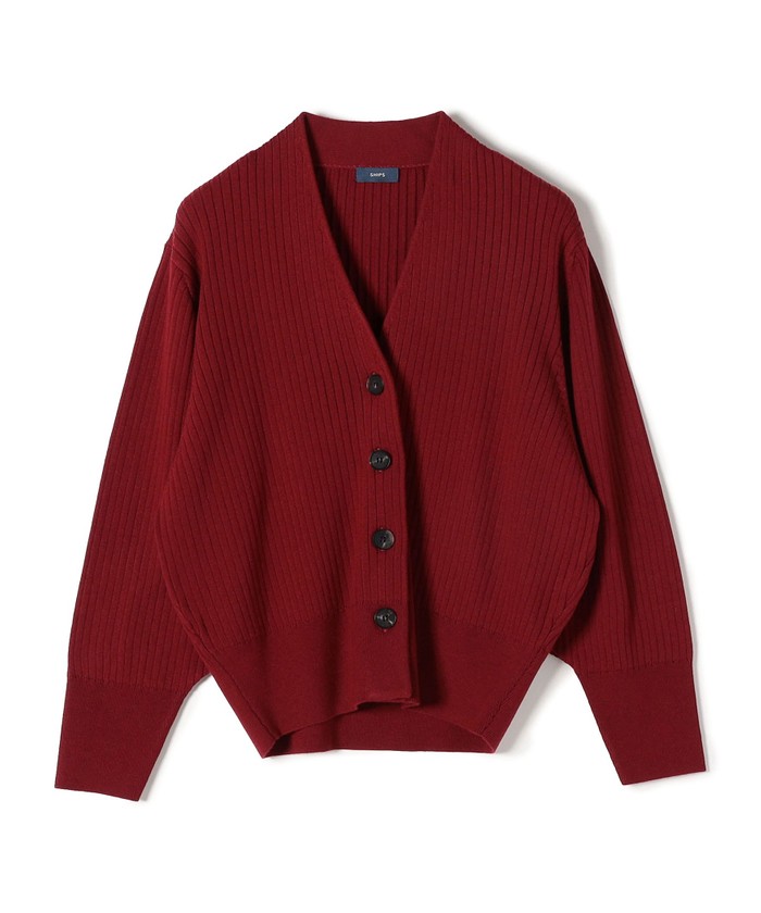 セール 50%OFF】*〈手洗い可能〉コクーン リブ Vネック