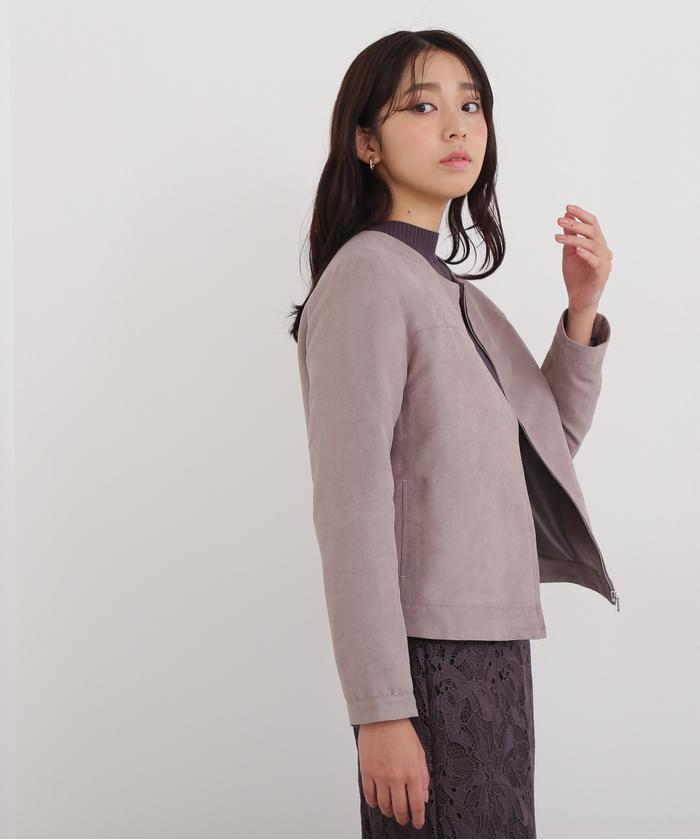 セール 30%OFF】フェイクスエードブルゾン(504861825