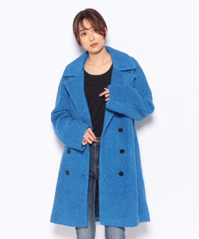 最安値級価格 セール】デシグアル Desigual メッセージ ストレートコート ジャケット・アウター