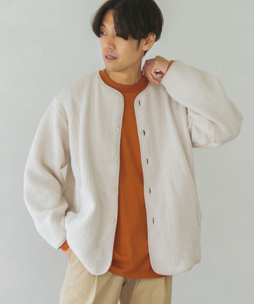 セール】『WEB限定』キルトノーカラージャケット(504880981