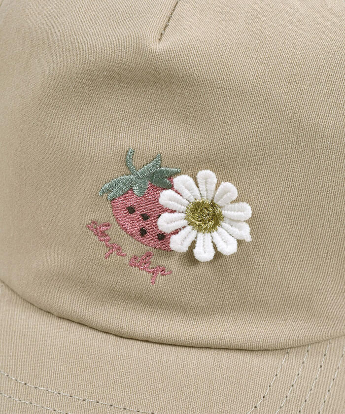 セール 50%OFF】恐竜 ハンバーガー サガラ刺繍 イチゴ 花 ツイル