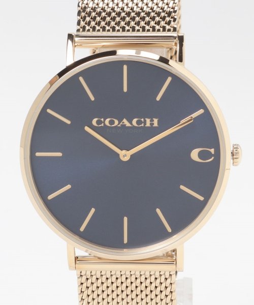 セール メンズ Coach コーチ 時計 メンズ チャールズ 41mm クォーツ ネイビー ゴールド メッシュベルト コーチ Coach D Fashion セール メンズ Coach コーチ 時計 メンズ チャールズ 41mm クォーツ ネイビー ゴールド メッシュベルト コーチ Coach D Fashion