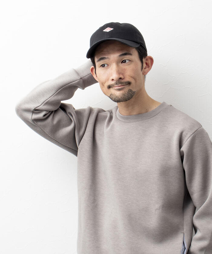 DANTON/ダントン】6PANEL CAP コットンツイル キャップ ストーン