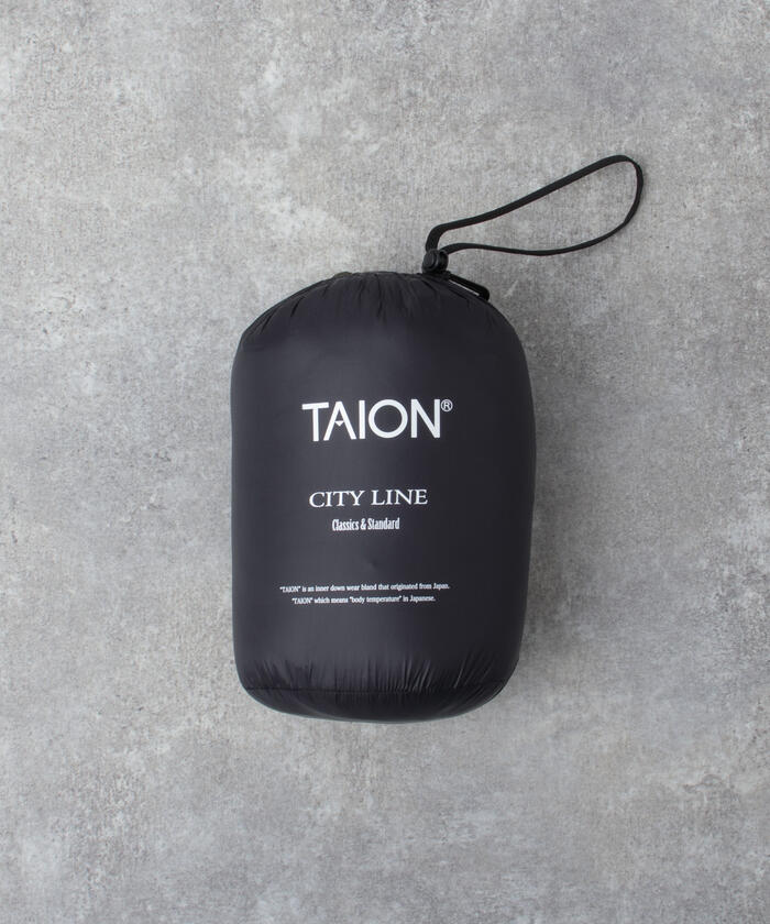 NOLLEY'S×TAION ダウンジャケット NOLLEY'S｜【TAION/タイオン】別注 クジラ刺繍HOOD W-ZIP DOWN